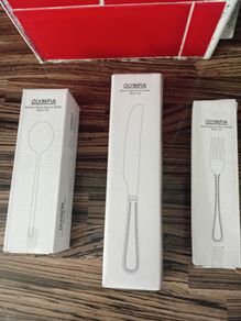 cuttlery stainless steel cutlery never used quantity on boxes  25 euro for the lot