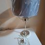 New Hall / Table Lamp Twin Bulb Grey lamp Shade,  metal & glass construction Image 2