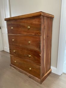 Solid Sheesham / Indian Rosewood 4 Drawer Chest of drawers