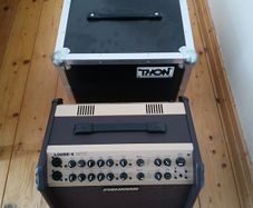 Fishmann Loudbox amp and fitted Thon Flight case