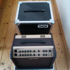 Fishmann Loudbox amp and fitted Thon Flight case