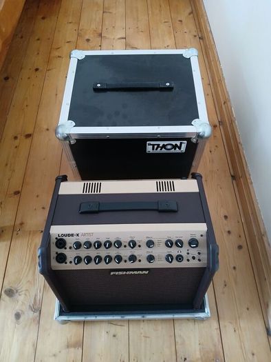 Fishmann Loudbox amp and fitted Thon Flight case