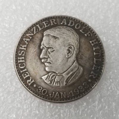 Ww2 Mark German Coin  Hitler Luftwaffe Swastika Nazi Warplane  Reichsmark