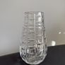 Vintage 70's Waterford Crystal 7" Vase Tralee Pattern Marked Waterford Ireland Image 2