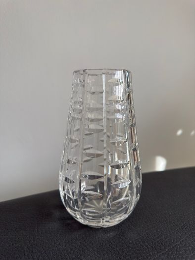 Vintage 70's Waterford Crystal 7" Vase Tralee Pattern Marked Waterford Ireland