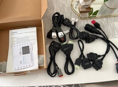 Launch Motorcycle Kit connector 9pcs + activation licence  cod