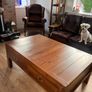 Solid Oak Antique Coffee Table Image 2