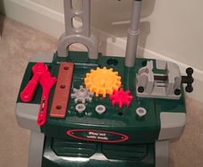 Kids toy workbench