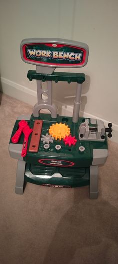 Kids toy workbench