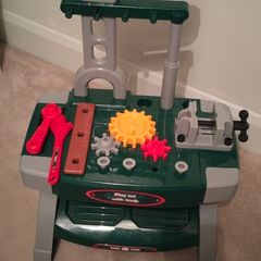 Kids toy workbench