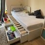 IKEA bed (single, expandable to double) Image 2