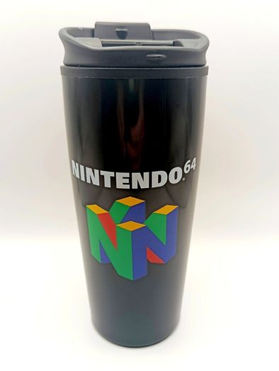 Metal Travel Mug 2019 Nintendo 64 17oz 483ml MTM25365 Retro Geek Gift New