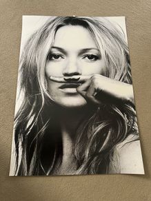 Kate Moss Life Is A Joke Poster unframed