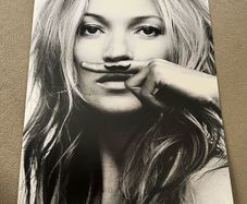 Kate Moss Life Is A Joke Poster unframed