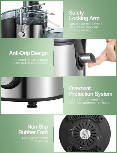 Juicer, juice extractor, juice maker 800W