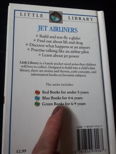 Jet Airliners early literacy book