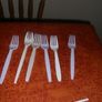 Selection of Plastic Cutlery for Sale Image 5