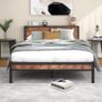 King Size Bed Frame Metal Image 9