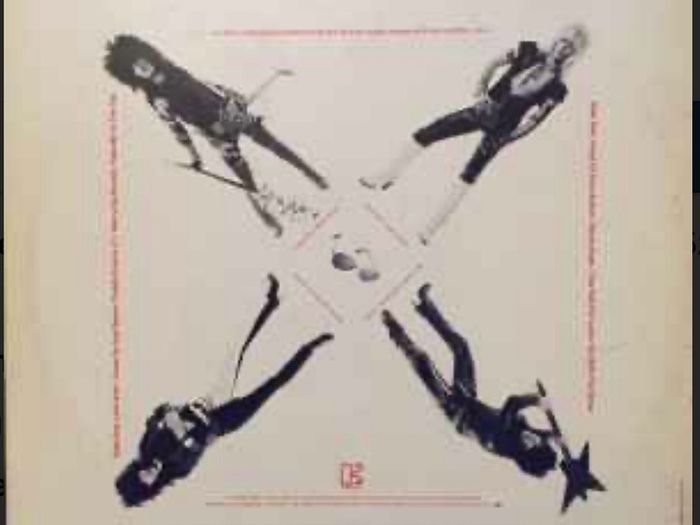 MOTLEY CREW Too fast for live original 1984 release vinyl record in vg+ to nm condition