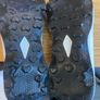 pair of Salomon Ultra Flow 2 Gore-Tex, Men's Versatile Trail Running Waterproof Shoes for Comfort, Good for Hiking and Trail Running on Outdoor Adventures, 2025 GTX Dark Blue Ballad Blue Cherry Tomato Image 8