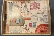 Upcycled/Decoupage Wooden Tray