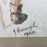 Art - Original J. Haugh Watercolour. Image 4