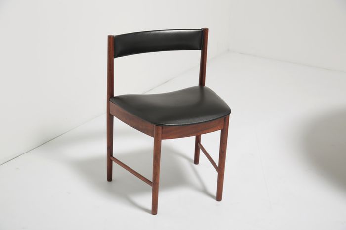 Vintage Rosewood Dining Table & 6 Dining Chairs Set by Tom Robertson for McIntosh, 1960s