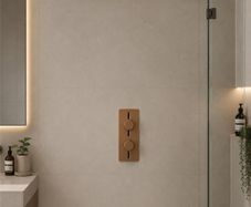 Aqualla Design Collection Concealed Dual Outlet Valve Brushed Bronze