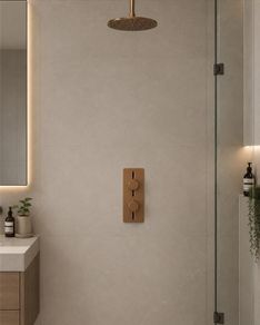 Aqualla Design Collection Concealed Dual Outlet Valve Brushed Bronze