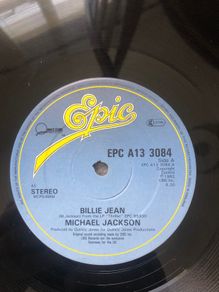 Michael Jackson Billie Jean Vinyl 12 Inch Single 80s UK Pressing