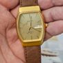 Vintage Swiss Made Bulova Gold Plated Swiss Watch Quartz 1980s Image 7