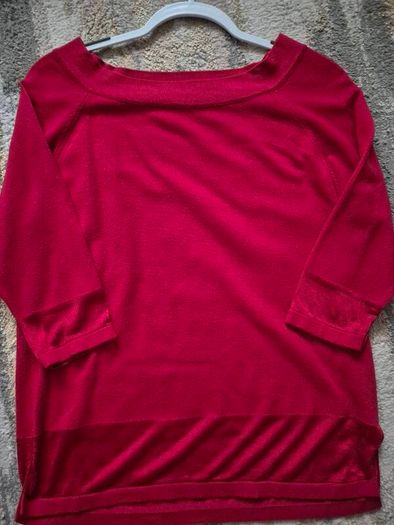 Dunnes Stores red sweater, size M
