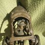 Antique INDIAN BRONZE TEMPLE TOY (Kutch style) - an exceptionally fine example with horse and rider with carriage (c.19th century) Image 5