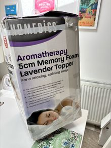Memory foam double mattress topper