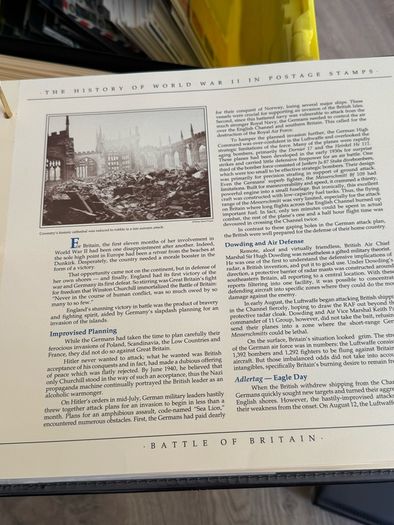 The History of World War II in post stamps