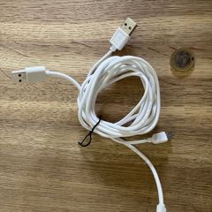 1m White Charge Cable Usb-c X2