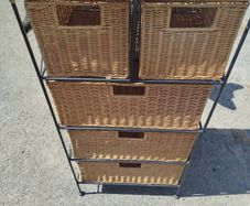 WIcker drawers