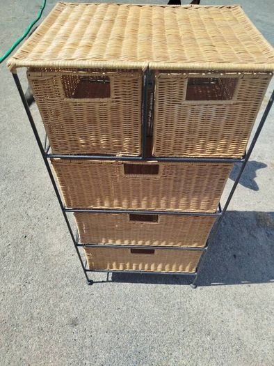 WIcker drawers
