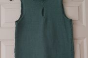 Lovely emerald green hand-knitted top