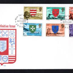 1976 Jersey Definitive Issue of Medium Value Stamps First Day Cover (FDC)