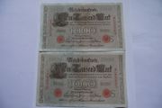 Germany. Reichsbanknote. 2@1000 Mark (21.04.1910) Nice Condition!