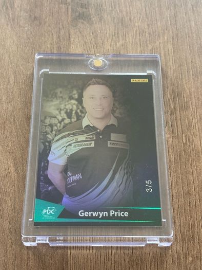2025 Panini PDC Darts Gerwyn Price SSP 3/5 The Iceman