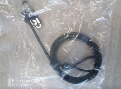 Kensington portable laptop security lock and cable