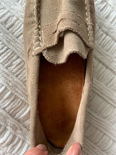Boys suede loafers Zara size 34 UK2