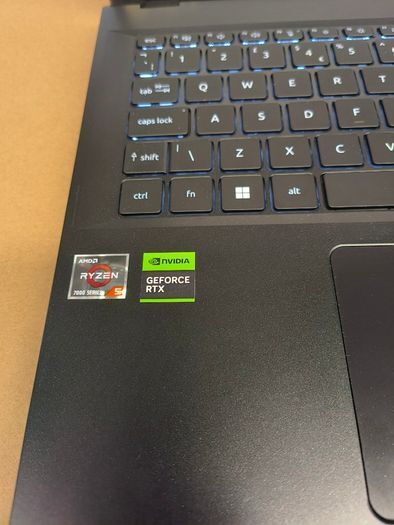 Acer Nitro V15 Gaming 15.6" Laptop, Ryzen 5 7535HS 16GB, 512GB SSD, Windows 11, NVIDIA GeForce RTX 3050