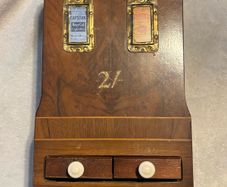 Antique Wills's cigarette vending machine