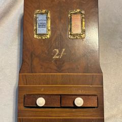 Antique Wills's cigarette vending machine