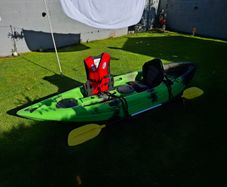 2 x Big Sky Sit-On-Top Fishing Kayaks Complete, Unused Packages