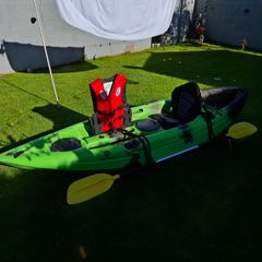 2 x Big Sky Sit-On-Top Fishing Kayaks Complete, Unused Packages