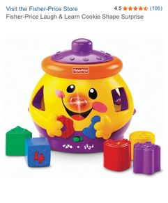 Fisher Price Laugh & Learn Cookie Shape Surprise / Sorter